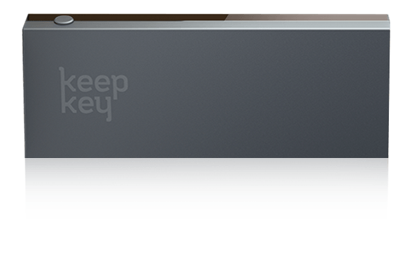 keepkey wallet on desk